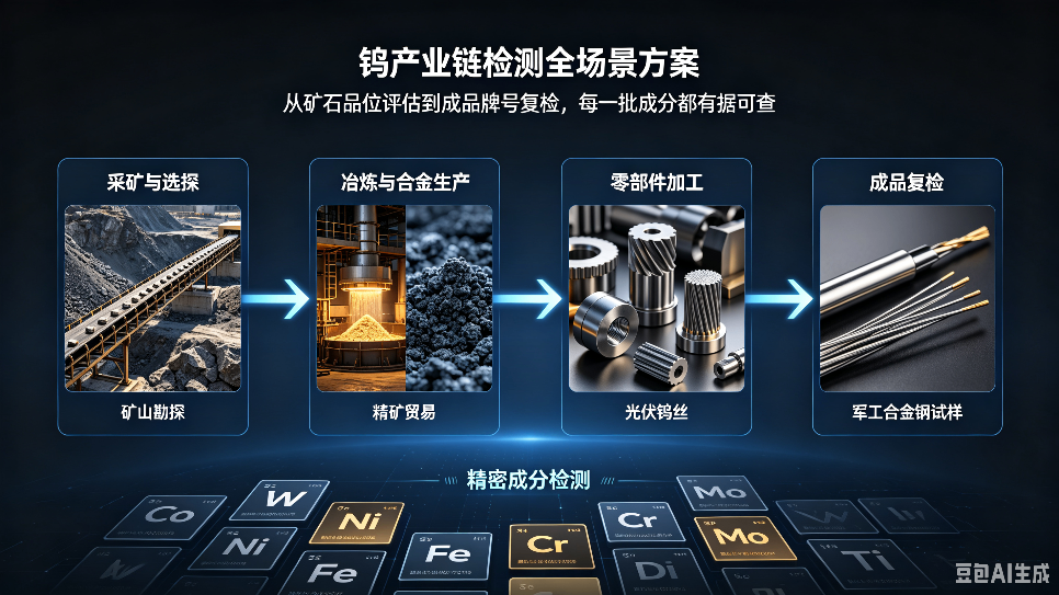 百年钨矿重启开采!钨战略资源地位再升级,合金检测如何跟上产业节奏?